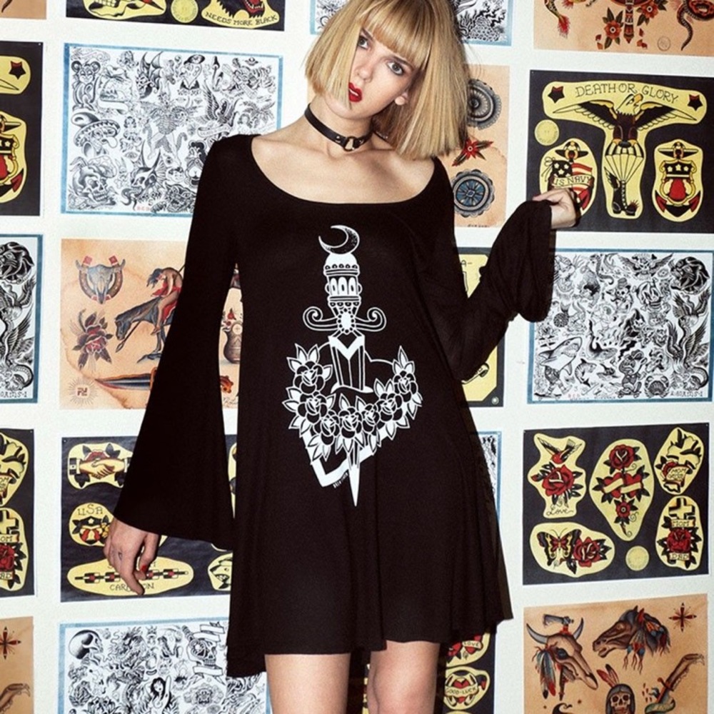 Gypsy Worrior Bell Sleeved Dress⚔️